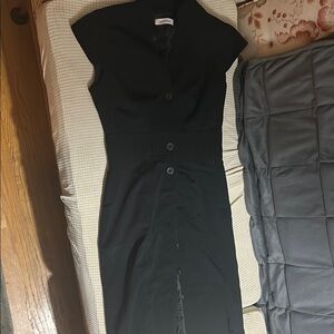 Button down work dress